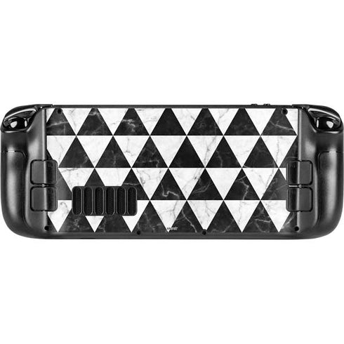 Geometric Marble Steam Deck Handheld Gaming Computer Skin